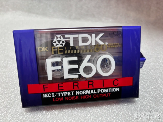 Нови! Запечатани! Аудио касети TDK FE60 FERRIC IEC I / TYPE I NORMAL POSITION, снимка 6 - Аудио касети - 53809612