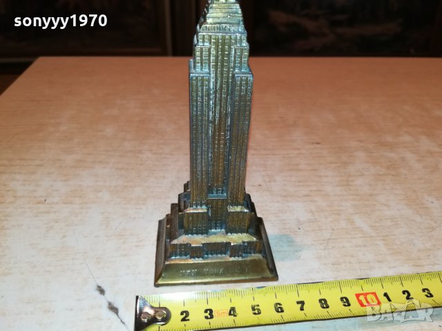 USA-NEW YORK МЕД/МЕСИНГ 1410211817, снимка 2 - Антикварни и старинни предмети - 34465402