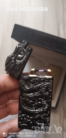 Метална плазмена запалка с дракон и USB, снимка 5 - Запалки - 52019448
