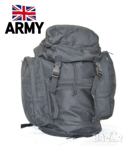 НОВ Оригинал Английска Военна РАНИЦА 30+5 литра Войнишки Сак 55x40x20 см Полева Чанта Кордура БАРТЕР, снимка 4 - Раници - 52418311
