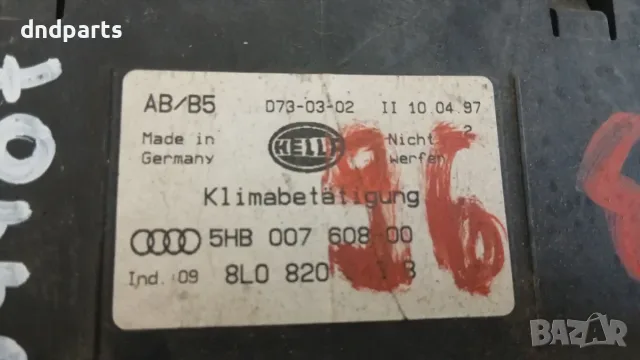 Панел климатроник Audi A3 1997 5HB007608 A3 (8L) (1996-2003), снимка 2 - Части - 56187031