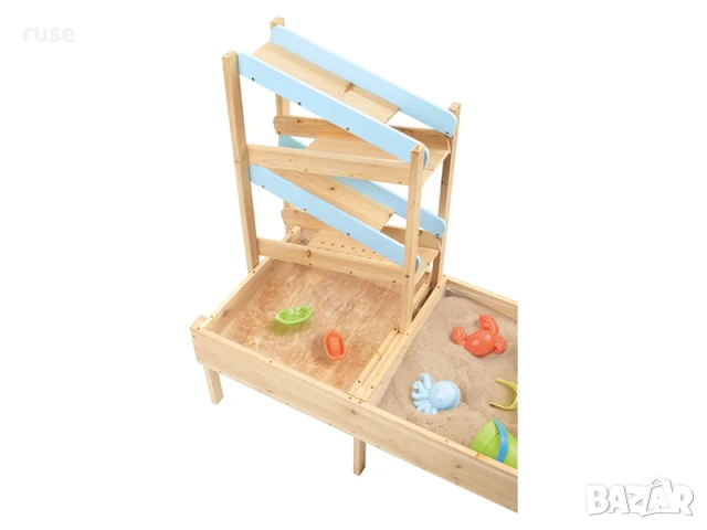 НОВИ! Комбиниран пясъчник с пързалка – игра с вода и пясък, снимка 4 - Други - 51068017