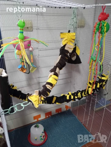 Хамаци,торбички, играчки за захарни катерици, снимка 3 - Други животни - 51135350