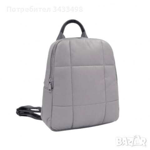 Капитонирана дамска раничка, снимка 2 - Раници - 51960420