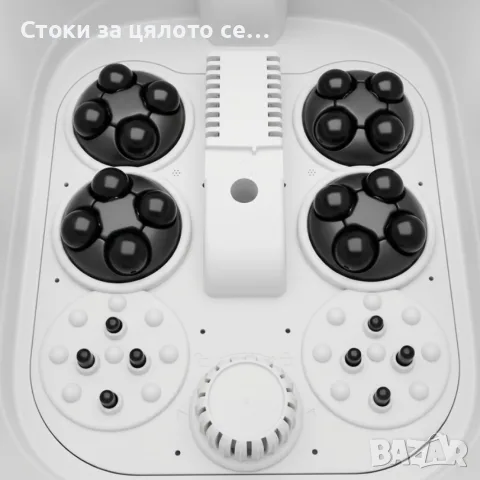 Сгъваем хидромасажор за крака с подгряване, ролков масаж и LED дисплей , снимка 2 - Масажори - 56222900