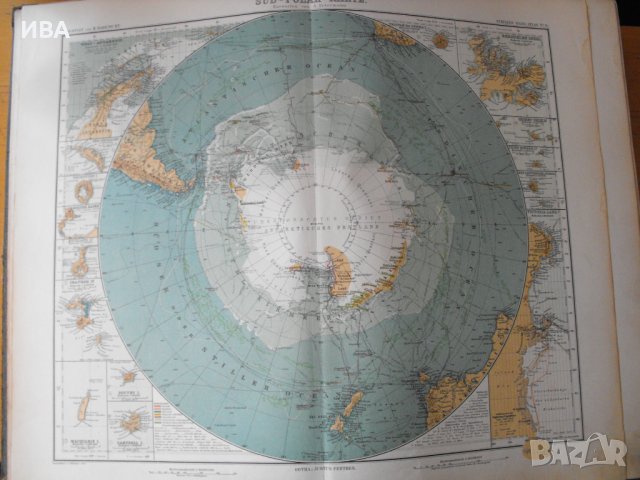 Stielers HAND-ATLAS.  Gotha: Justus Perthes, 1909., снимка 3 - Енциклопедии, справочници - 41312376