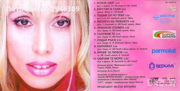 Кристина Димитрова - Розов свят(2000), снимка 2 - CD дискове - 42414783