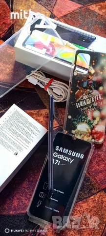 SAMSUNG GALAXY A71-Перфектно състояние.Пълен комплект+подаръци, снимка 12 - Samsung - 53814528