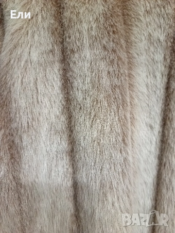 Палто с косъм , снимка 3 - Палта, манта - 52558121