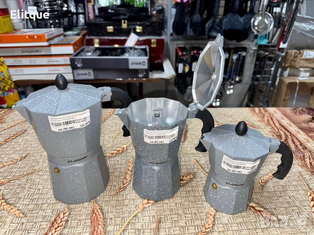 Кубинска кафеварка Rosberg R51173BP3-BP6-BP9 за 3,6,9 чаши, ароматно кафе с кубински вкус, снимка 2 - Кафемашини - 52966214