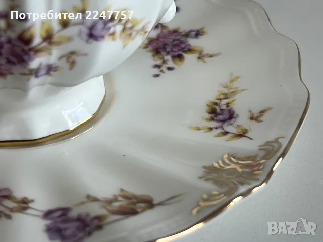 Елегантен порцеланов двоен сет за чай "SD Luxury" Bone China, снимка 8 - Антикварни и старинни предмети - 56097286