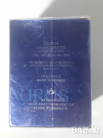 Taurus eau de toilette for women за жени 30 ml natural spray неотварян, снимка 2 - Дамски парфюми - 51502959