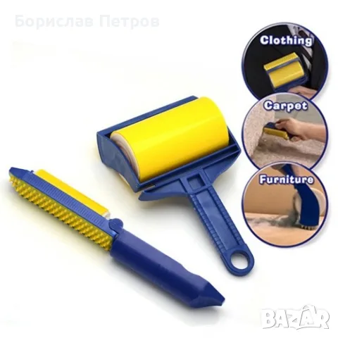 Уред за събиране, почистване на косми от домашни любимци S T I C K Y BUDDY, снимка 5 - За кучета - 55761112