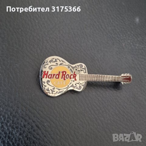 Оригинална значка знак Хард рок кафе китара Hard rock cafe