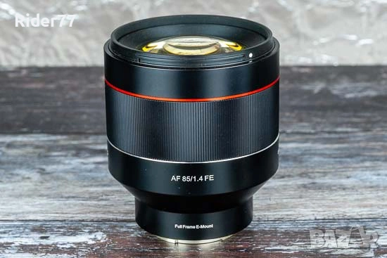 Обектив Samyang FE 85mm F1.4 за SONY., снимка 2 - Обективи и филтри - 53837846