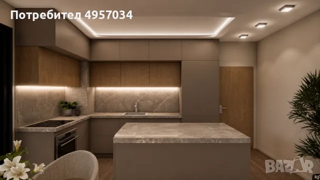 Тристаен апартамент, снимка 7 - Апартаменти - 56384242