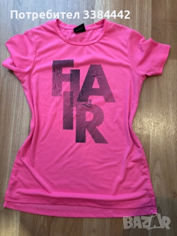 Розова тениска на flair 