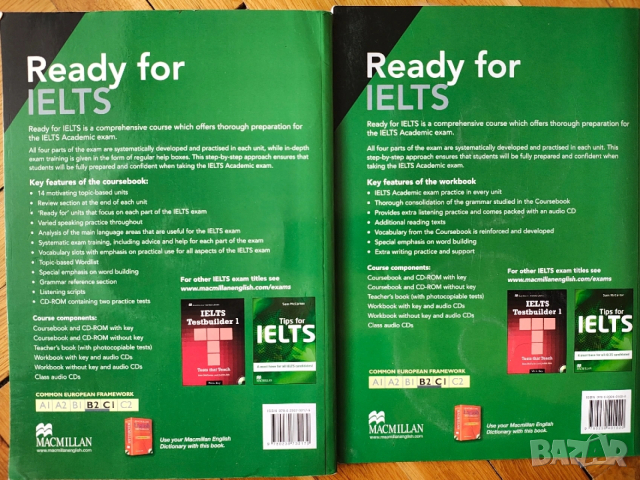 Ready for IELTS учебник и тетрадка с диск , снимка 2 - Учебници, учебни тетрадки - 53052837