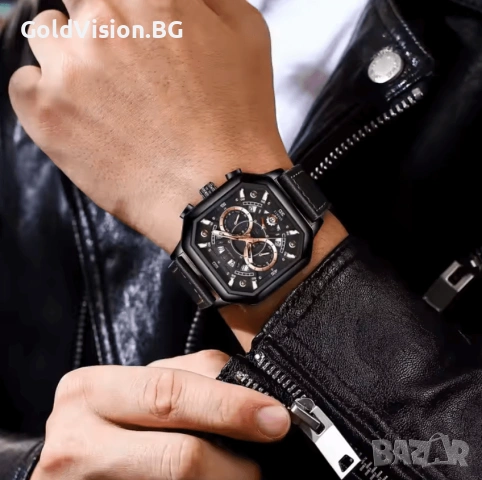 Мъжки часовник – POEDAGAR + ПОДАРЪК, снимка 3 - Мъжки - 53206490