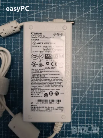 Оригинален захранващ адаптер CANON CA-CP200 W 24V 2.2A