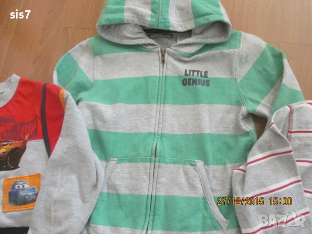 лот от суичър,две блузки и дънки в отлично състояние за ръст 122-128 за 13лв., снимка 3 - Детски комплекти - 51005207