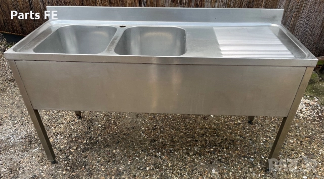 Професионална двойна мивка с работен плот profesionalna dvoina mivka s raboten plot