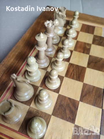 Класически дървен шах и табла , снимка 6 - Шах и табла - 51793331