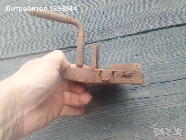 Стара брава за врата, снимка 5 - Антикварни и старинни предмети - 51416496