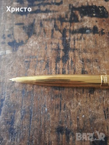 химикалка Montlbanc Meisterstück Solitaire Sol GP-PS позлатена 2930 Mod 164, снимка 5 - Ученически пособия, канцеларски материали - 41085240