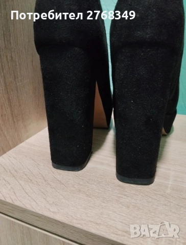Дамски боти с ток , снимка 3 - Дамски боти - 53304592