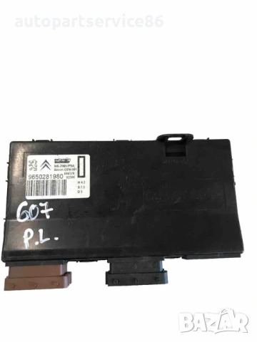 Модул за управление на предна лява седалка за Peugeot 607 2.2 HDi (2007) 9650281980