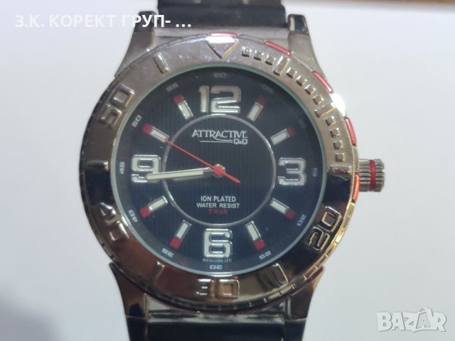 Часовник Q&Q Attractive, снимка 2 - Мъжки - 41345299