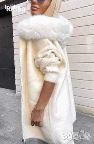 Мека и пухкава дамска жилетка дълга  2ХL размер., снимка 5 - Жилетки - 53709054