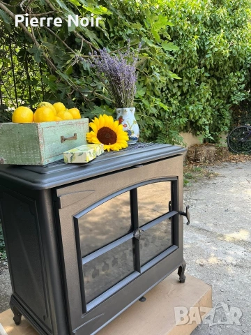 Френска чугунена печка на дърва 12kW