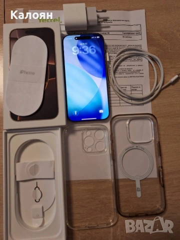 iPhone 16 Pro 128GB Desert Titaniuм 91% battery + 20 месеца гаранция, снимка 10 - Apple iPhone - 53399197