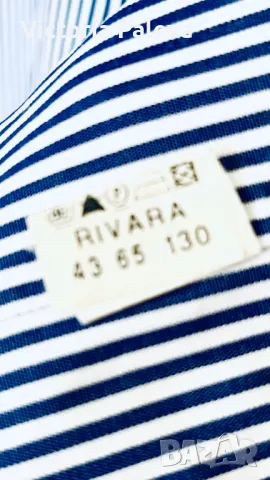 Луксозна скъпа риза VAN LAACK тънко райе, снимка 6 - Ризи - 49745987