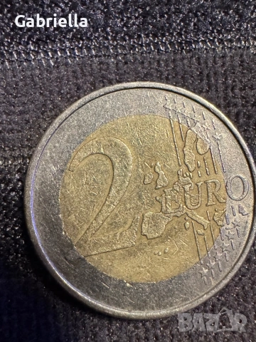 2 евро Германия 2002 г. – първа емисия, снимка 2 - Нумизматика и бонистика - 53582393