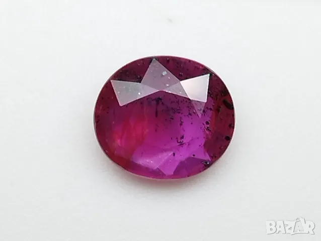 Рядък, нетретиран рубин с красиви включения 1.56кт.! Нов!, снимка 5 - Други - 50396638