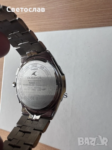 Часовник Casio Oceanus OCW-S5000E-1AJF Slim, снимка 3 - Мъжки - 55767182