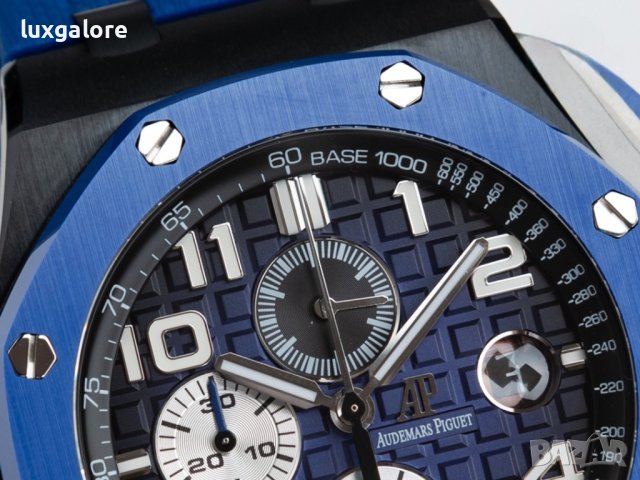 Мъжки часовник Audemars Piguet Royal Oak Offshore Blue с швейцарски механизъм, снимка 4 - Мъжки - 40995116