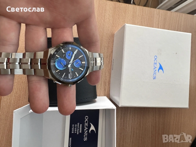 Часовник Casio Oceanus OCW-S5000E-1AJF Slim, снимка 8 - Мъжки - 55767182