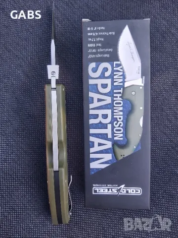 Сгъваем нож Cold Steel SPARTAN Lynn Thompson, снимка 11 - Ножове - 49334109