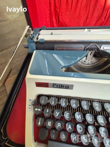 Daro Erika 42 пишеща машина ГДР, снимка 7 - Други машини и части - 52350010