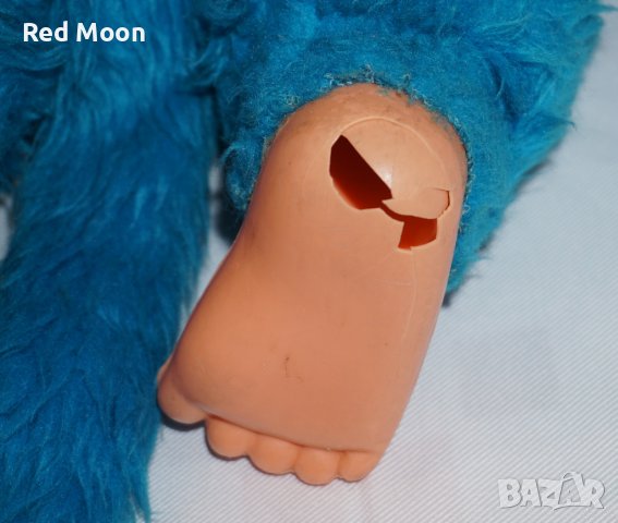 Колекционерска много рядка ГОЛЯМА плюшена играчка синя маймуна Мончичи 60см, снимка 6 - Колекции - 44225880