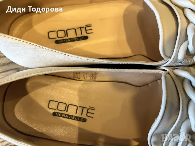 Дамски мокасини / лофъри от естествена кожа Contē (Made in Italy), снимка 5 - Дамски ежедневни обувки - 56056557