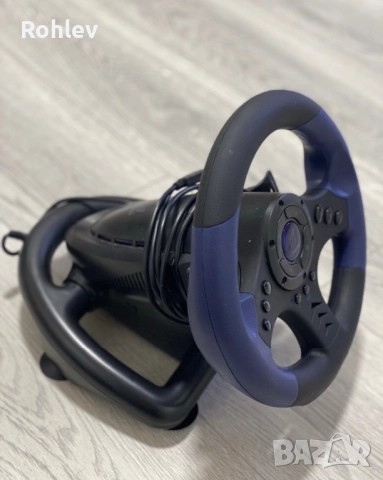 Волан HAMA uRage GripZ 500, Черен/ Син, снимка 3 - Джойстици и геймпадове - 52430865