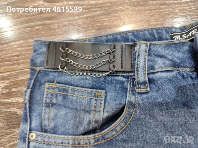 нови дънки с висока талия , снимка 3 - Дънки - 53851262