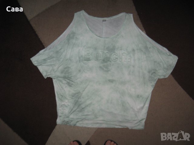 Тениска BENCH  дамска,4-5ХЛ, снимка 2 - Тениски - 41914848