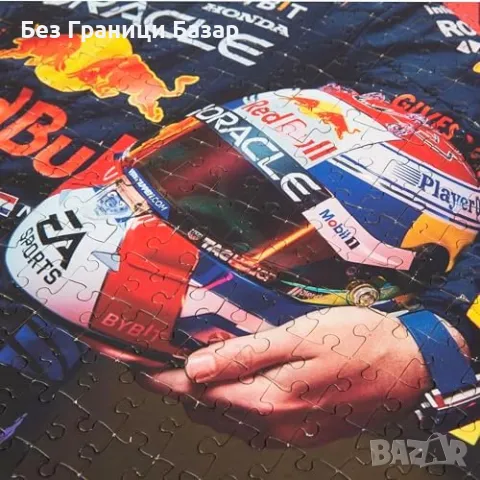 Нов F1 пъзел Макс Верстапен Red Bull Racing – 1000 части колекция игри, снимка 4 - Пъзели - 49591845