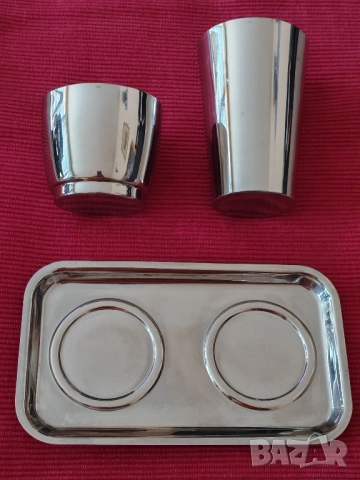 Комплект, сервиз 4 части неръждаема стомана, Cilio, Германия. , снимка 2 - Сервизи - 51493837